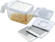 versatile norpro multi grater with built-in juicer - all-in-one kitchen essential for effortless grating and juicing logo