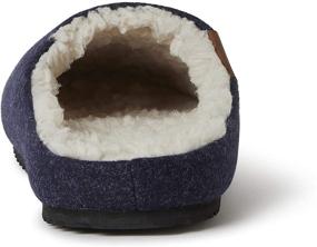 img 1 attached to Men's Slipper Shoes with Microwool Molded Footbed by Dearfoams