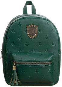 img 4 attached to 🐍 Hogwarts Slytherin Leather Potter Backpack