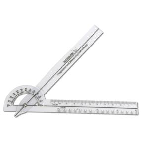 img 1 attached to 📐 12-inch Plastic Goniometer with 1005 Degree Baseline