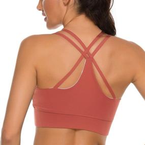 img 4 attached to Sports Women Longline Wirefree Padded