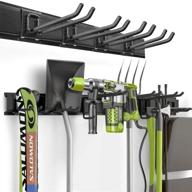 🔧 maximize your garage space with the heavy duty garage storage wall mount rack: organize and hang tools, bikes, garden equipment, and more! logo