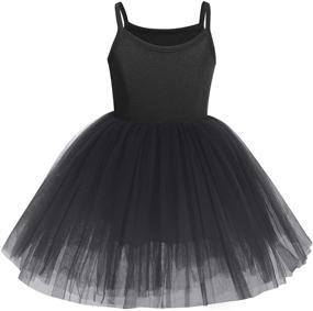 img 4 attached to 🦢 Impress with the IBTOM CASTLE Kids Swan Princess Feather Ballerina Dress – Perfect for Parties, Proms, Birthdays, and Pageants!