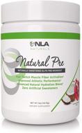 nla for her - naturally flavored pre workout (30 servings - coconut pomegranate) - enhances energy, boosts athletic performance, activates fast-twitch muscle fibers logo