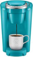 ☕ k-compact turquoise single-serve coffee maker: convenient k-cup pod brewer (one pack) logo