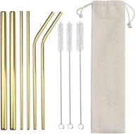 massampton straws reusable stainless cleaning logo