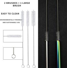 img 2 attached to Massampton Straws Reusable Stainless Cleaning