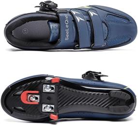 img 1 attached to Cycling Peloton Compatible Outdoor Bicycle Men's Shoes