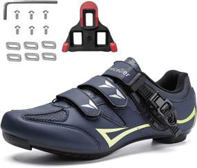 img 3 attached to Cycling Peloton Compatible Outdoor Bicycle Men's Shoes