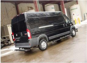 img 1 attached to 🚚 LUVERNE 54-Inch Grip Step: Black Aluminum Rear Step for Ram ProMaster Cargo Vans
