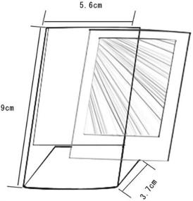img 1 attached to 📸 Premium Stand Photo Frame for Fujifilm Instax Polaroid Mini Films: Display Your Memories in Style!