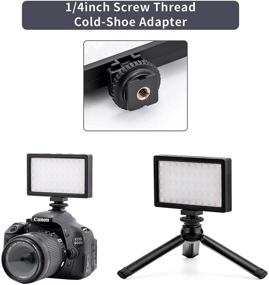 img 1 attached to 🌟 USKEYVISION Video Conference Lighting: Continuous LED Light with Cold Shoe, Laptop Holder, Built-in Battery, Compatible with Laptop, iPad, MacBook, Smartphones, and Cameras (Model: UVGL-3)