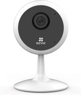 📷 камера безопасности ezviz c1c для помещений: wifi беби-монитор с разрешением 1080p, умным обнаружением движения, двусторонней аудиосвязью, ночным видением (40 футов), совместима с alexa и google assistant. логотип