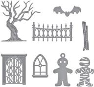 🏰 enchanting spellbinders spooky cottage die set: enhanced metal etched designs! logo