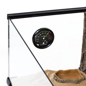 img 3 attached to 🌡️ REPTI ZOO Reptile Terrarium Thermometer Hygrometer: Accurate Dual Gauges for Optimal Pet Rearing Conditions