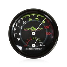 img 4 attached to 🌡️ REPTI ZOO Reptile Terrarium Thermometer Hygrometer: Accurate Dual Gauges for Optimal Pet Rearing Conditions