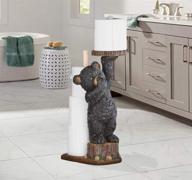 🐻 charming bear toilet paper holder: unique way to store your rolls logo