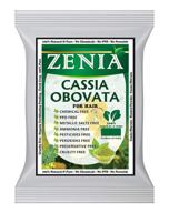 zenia cassia obovata: natural hair conditioner (500g) - enhance hair health with neutral henna logo