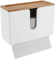 🎋 removable bamboo dispenser for bathroom and kitchen - enhance your space with ease logo