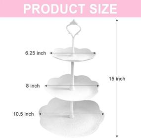 img 1 attached to 🧁 Cupcake Plastic Display Stand for Weddings