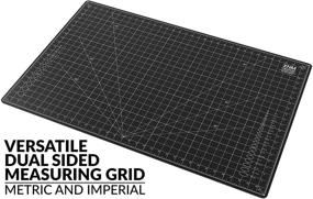 img 2 attached to 🔪 XNM Creations Premium Self Healing Cutting Mat - 24x36 inches - A1 size, 3-Layer PVC Construction - Dual-Sided with Imperial and Metric Grid Lines - Ideal for Cutting, Sewing, and Crafts