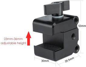 img 3 attached to 📷 Gimbal Mounting Clamp with 3.5 Ounce Counterweight for DJI Ronin S/SC, Zhiyun Weebill/Crane Series - 324