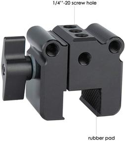 img 2 attached to 📷 Gimbal Mounting Clamp with 3.5 Ounce Counterweight for DJI Ronin S/SC, Zhiyun Weebill/Crane Series - 324