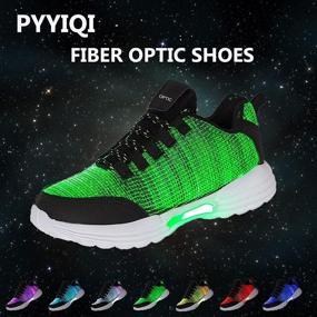 img 3 attached to Fiber Halloween Running Charging Men's Sneakers in Fashion Sneakers