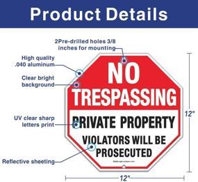 img 3 attached to Trespassing Violators Prosecuted: Explore our Range of Protected Waterproof Occupational Health & Safety Products