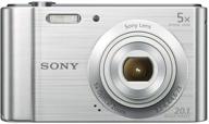 📷 sony cyber-shot dsc-w800 digital camera 20.1 mp (silver) classic bundle - premium package with two 16gb sdhc memory cards and camera case logo