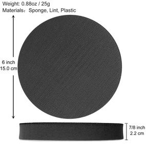 img 3 attached to 🔵 M-jump 6 inch Thickness 22 mm Soft Density Interface Pad - Hook and Loop: Enhanced Performance Pad for Optimal Polishing and Buffing