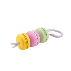 img 2 attached to 🍬 Fisher-Price Multicolor Take-Along Macaron Pretend Food Baby Rattle Activity Toy - my First Macaron
