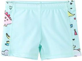 img 2 attached to 🐢 Blue Turtle Toddler Swimsuit Rashguard for Boys - XFGIRLS Swimwear