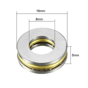 img 2 attached to Uxcell F8 16M Miniature Bearings 8X16X5Mm