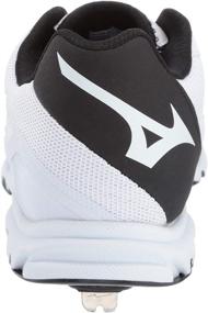 img 2 attached to 🔥 High-performance Mizuno 9 Spike Dominant Baseball Charcoal Men's Athletic Shoes - Get the Competitive Edge