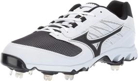 img 4 attached to 🔥 High-performance Mizuno 9 Spike Dominant Baseball Charcoal Men's Athletic Shoes - Get the Competitive Edge