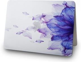 img 1 attached to 🌸 KECC Laptop Case Bundle for MacBook Pro 13&#34; (CD Drive) - Purple Flower Design | Includes Keyboard Cover | Hard Shell Plastic Protection | A1278 Compatible