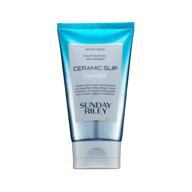 воскресное мыло для лица сандей райли "ceramic slip cleanser", 5 жидких унций: улучшенное название продукта, оптимизированное для seo. логотип