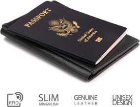 img 1 attached to Бумажник для паспорта OTTO из натуральной кожи