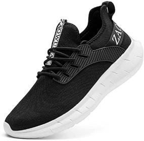 img 1 attached to Men's Lightweight Breathable Athletic Sneakers - ANTETOKUPO Comfortable Shoes