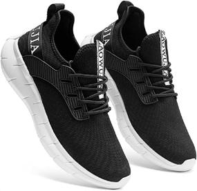 img 4 attached to Men's Lightweight Breathable Athletic Sneakers - ANTETOKUPO Comfortable Shoes