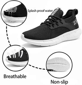 img 3 attached to Men's Lightweight Breathable Athletic Sneakers - ANTETOKUPO Comfortable Shoes