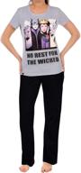 disney womens villains pajamas small logo