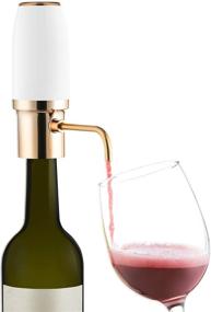 img 4 attached to 🍷 Rechargeable Winirina Electric Smart Wine Aerator Pourer Decanter Dispenser with Micro USB Cable