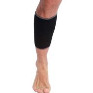 🧦 neotech care calf support sleeve - medium compression, elastic & breathable knitted fabric, size l - black color - 1 unit логотип