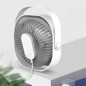 img 2 attached to 🌬️ Stay Cool on the Go with our 360° Rotatable Personal Portable Cooling Fan