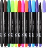 🎨 mr. pen - fabric markers, 12 pack, permanent fabric markers, fabric paint markers, fabric pen, assorted colors, marker for clothes, t shirts, permanent fabric pen logo