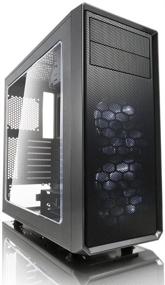 img 4 attached to Формируемое дизайном фокусирование G серое среднее компьютерное шасси Fractal Design - ATX - высокая вентиляция - Включает 2X вентилятора Fractal Design Silent LL серии 120 мм с белыми светодиодами - USB 3.0 - Панель бокового окна