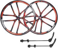 🚲 zukka mountain bike wheelset, 26/27.5/29 inch cycling wheels, magnesium alloy disc brake, suitable for 7-10 speed freewheels, quick release axles - high-quality bicycle accessory logo