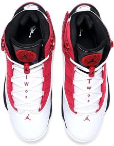 img 2 attached to Jordan Rings White Black Carmine 322992 Men's Shoes for Athletic